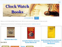 Tablet Screenshot of clockwatchbooks.com